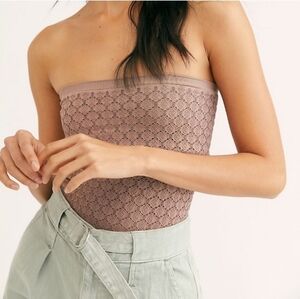 Intimately Free People Honey  Textured Tube Top